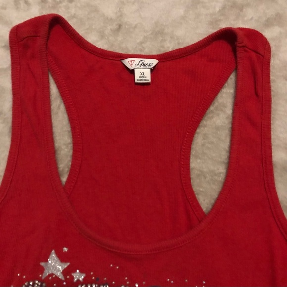 Vintage Americana Red/Blue/White Guess Tank Top - Picture 5 of 8